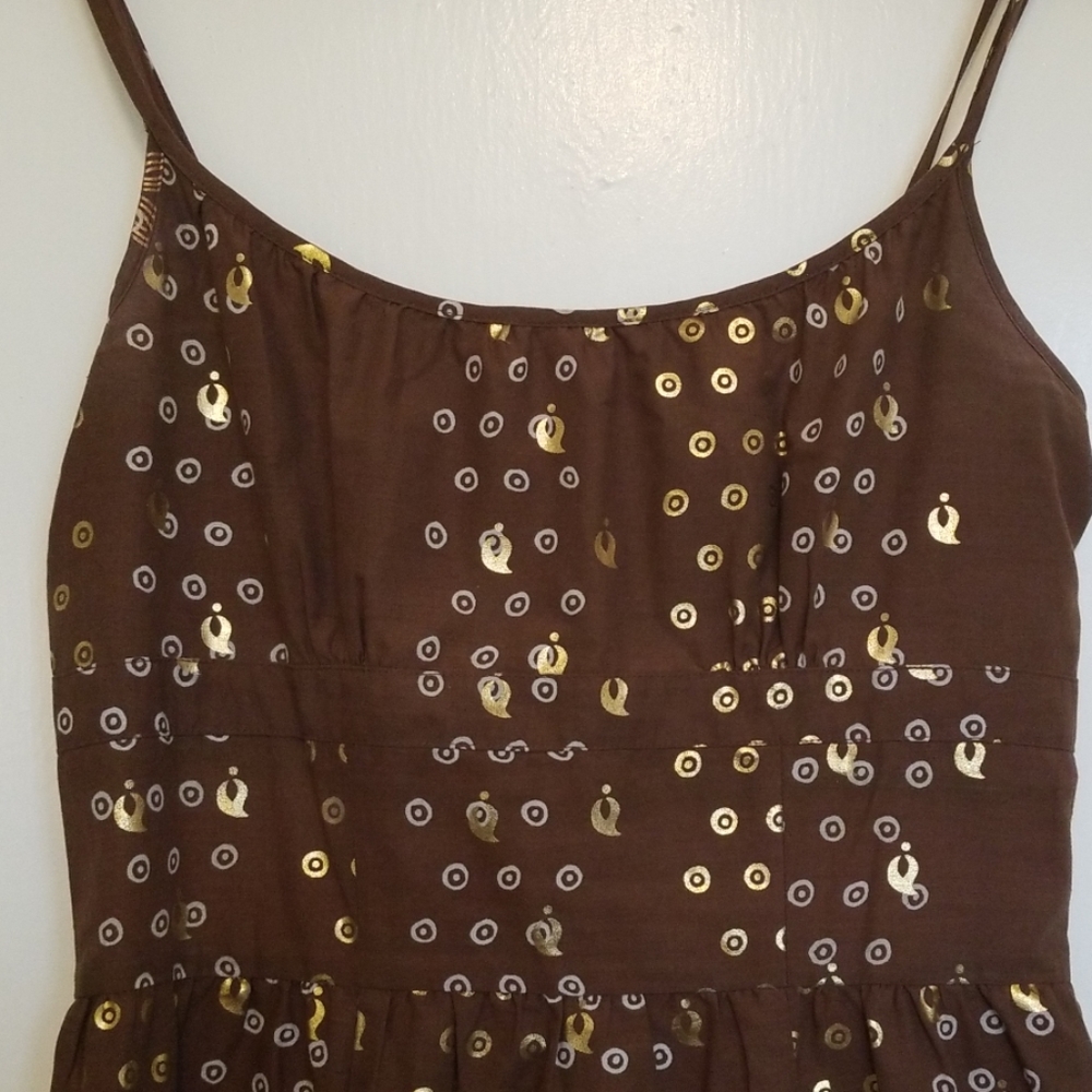 Spaghetti strap empire waist dress